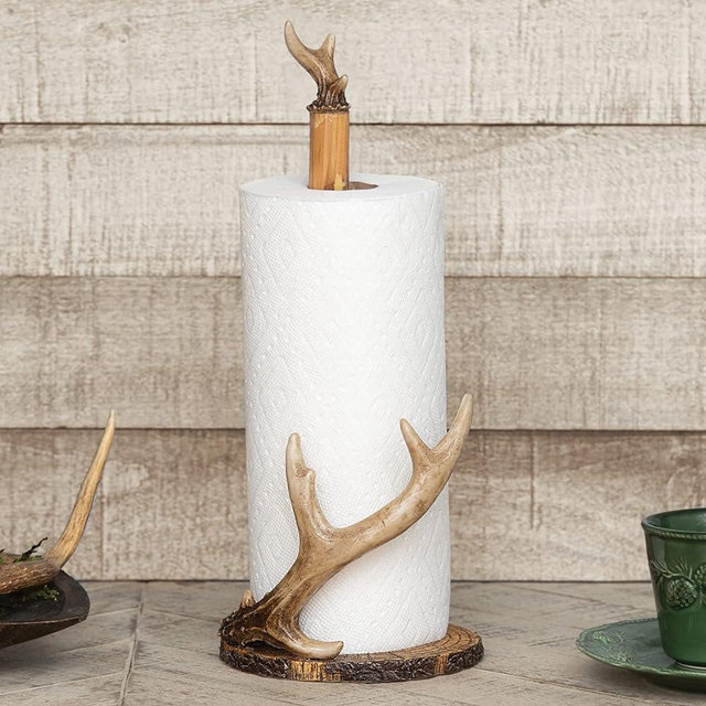 Black Forest Decor Antler Ridge Paper Towel Holder