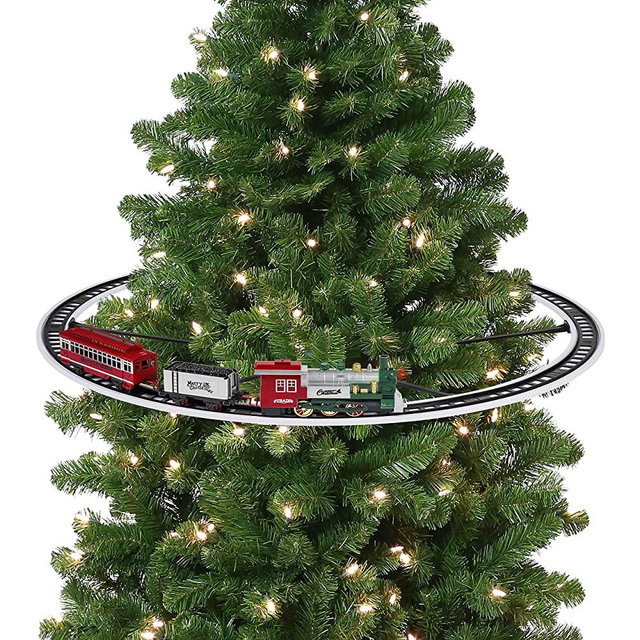 Mr. Christmas Oversized Animated Train Around The Tree Holiday Decoration, One Size, Multi