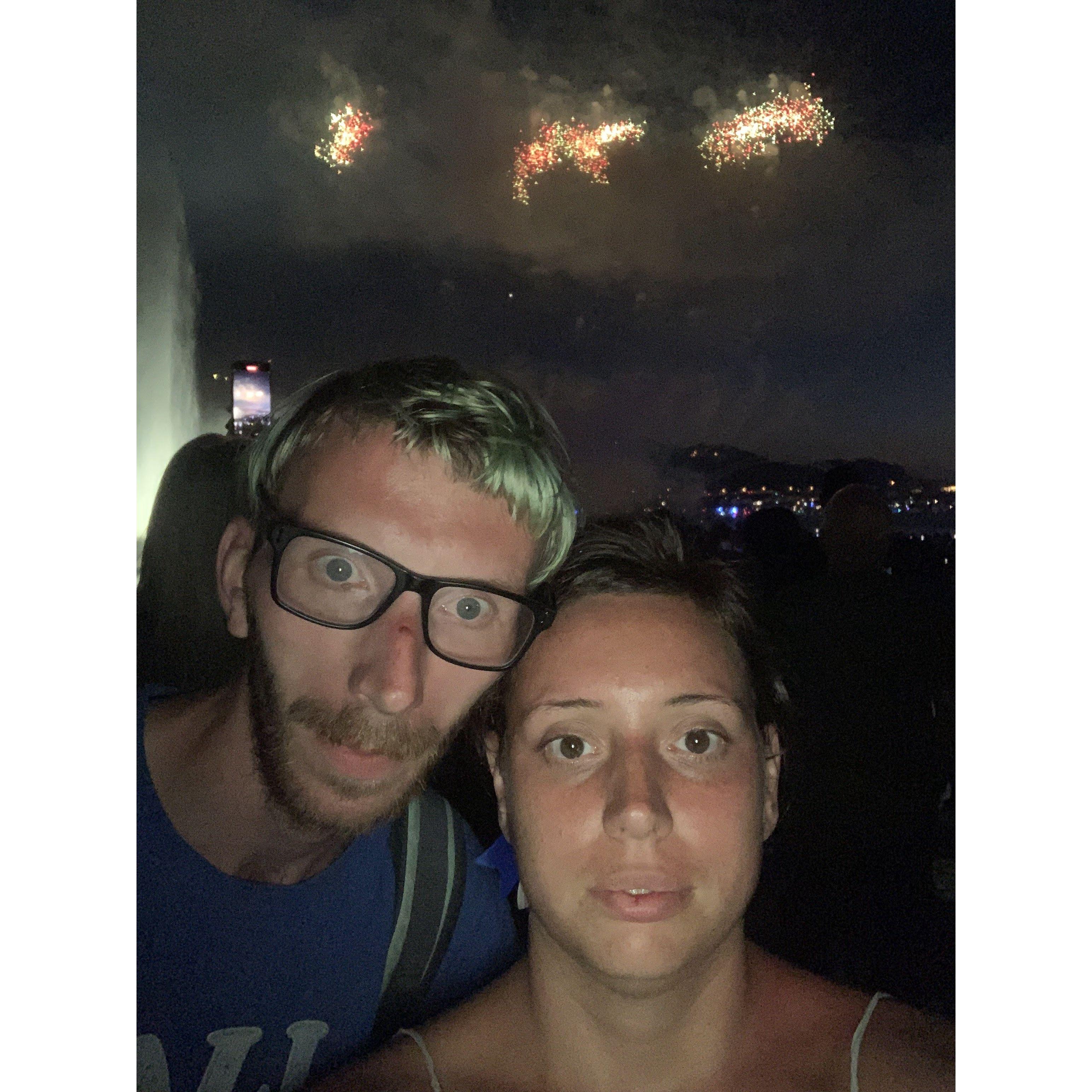 First Fourth of July.