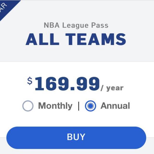 2019/2020 NBA League Pass