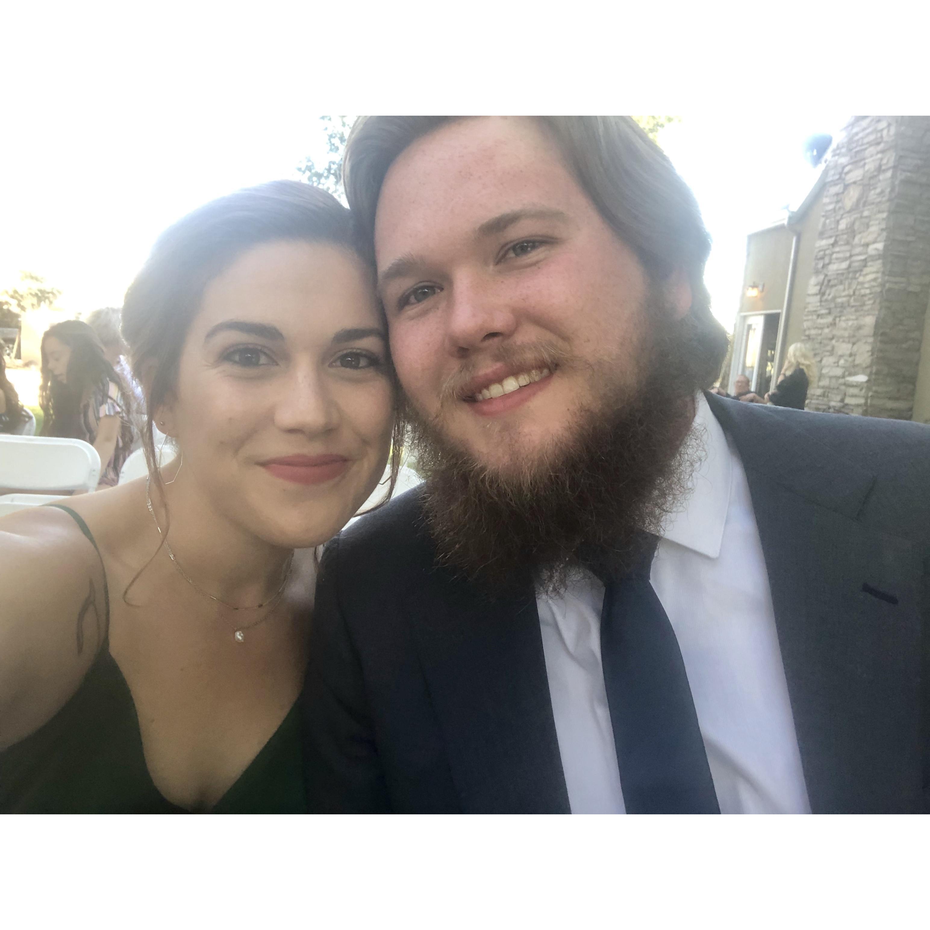 Celebrating the Tolvo’s wedding.