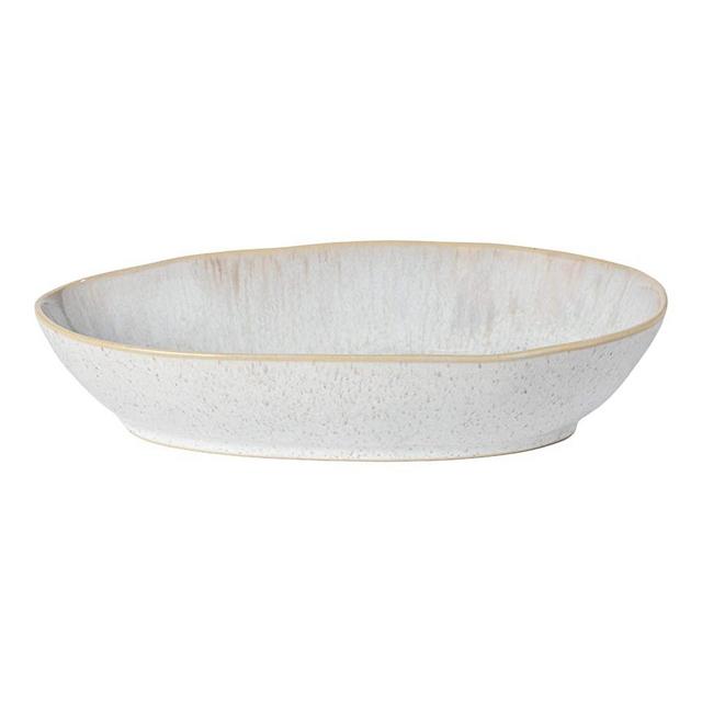 Casafina Ceramic 12.25" x 6.75" Oval Baker - Eivissa Collection, Sand Beige | Oven & Dishwasher Safe Bakeware | Food Safe Glazing | Restaurant Quality Dinnerware