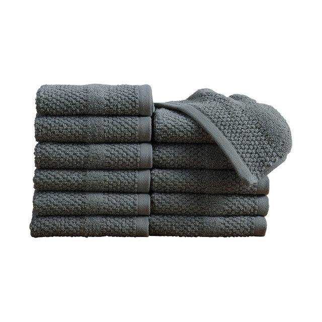 Linery & Co 100% Cotton Quick Dry 12pk Washcloth Set
