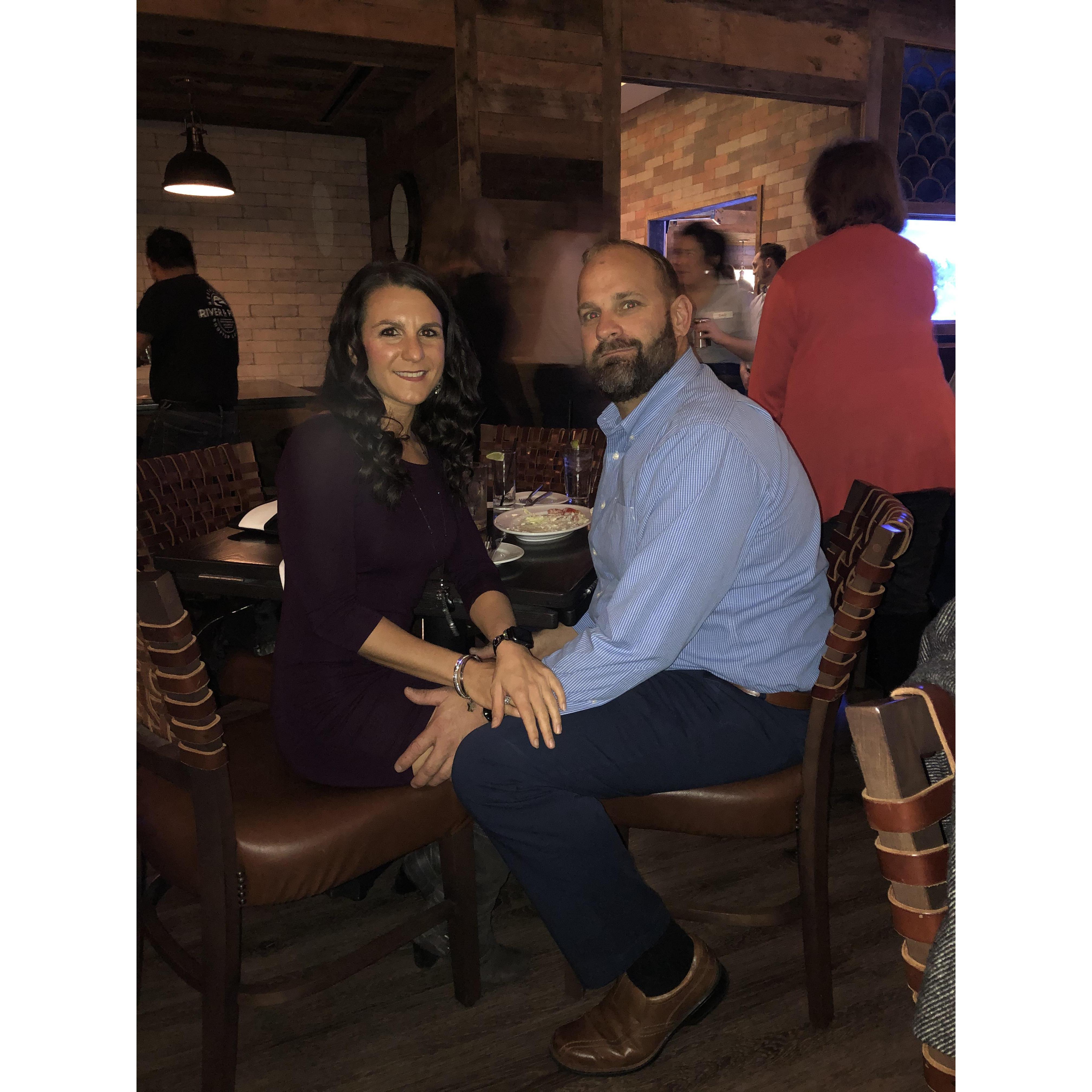 Matt's Birthday February 2020 where I threw him a surprise party at River and Post