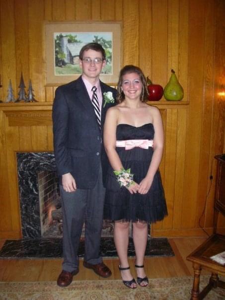 First High School dance together in 2009