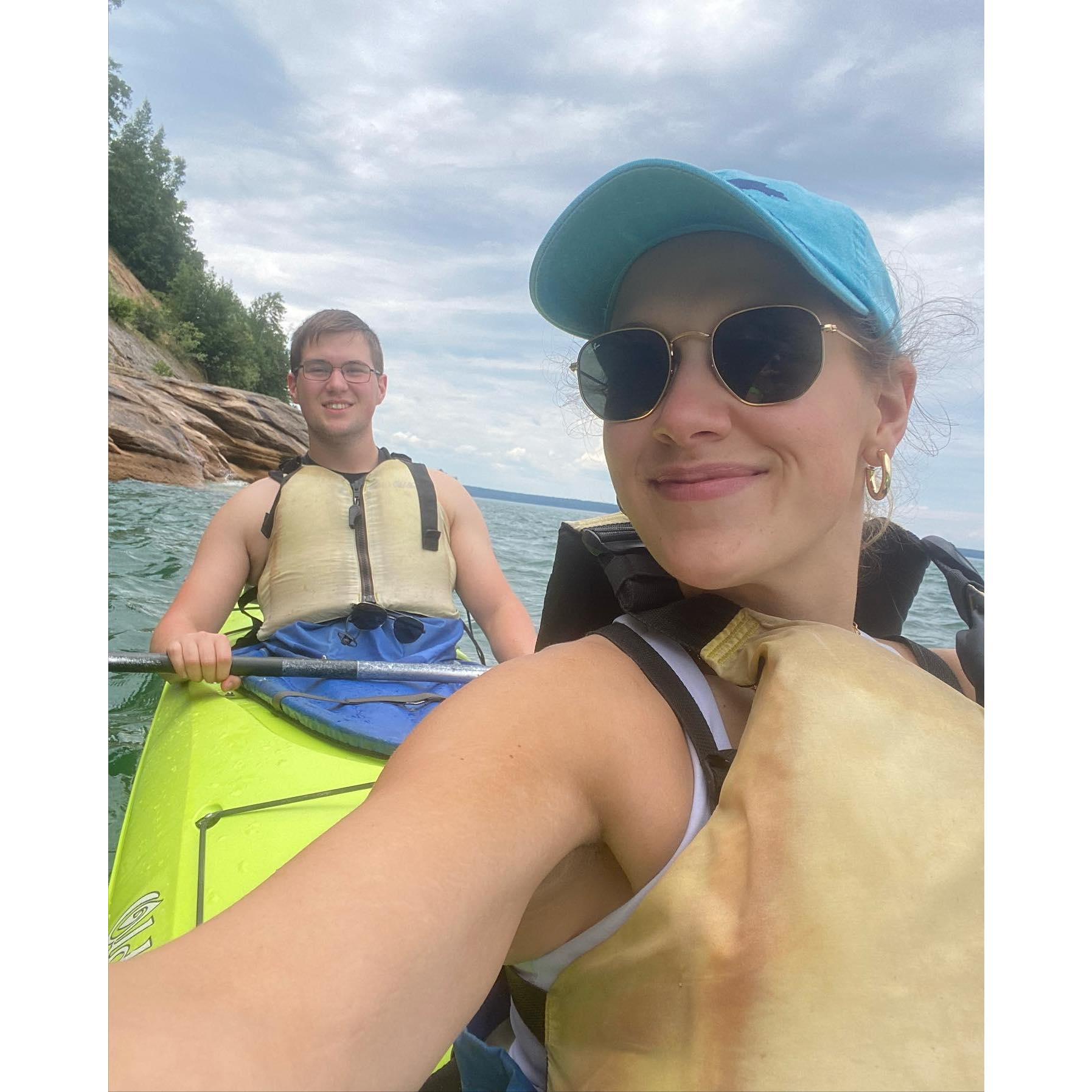 Our favorite, most impromptu vacay of all time - camping in the Upper Peninsula, Michigan!