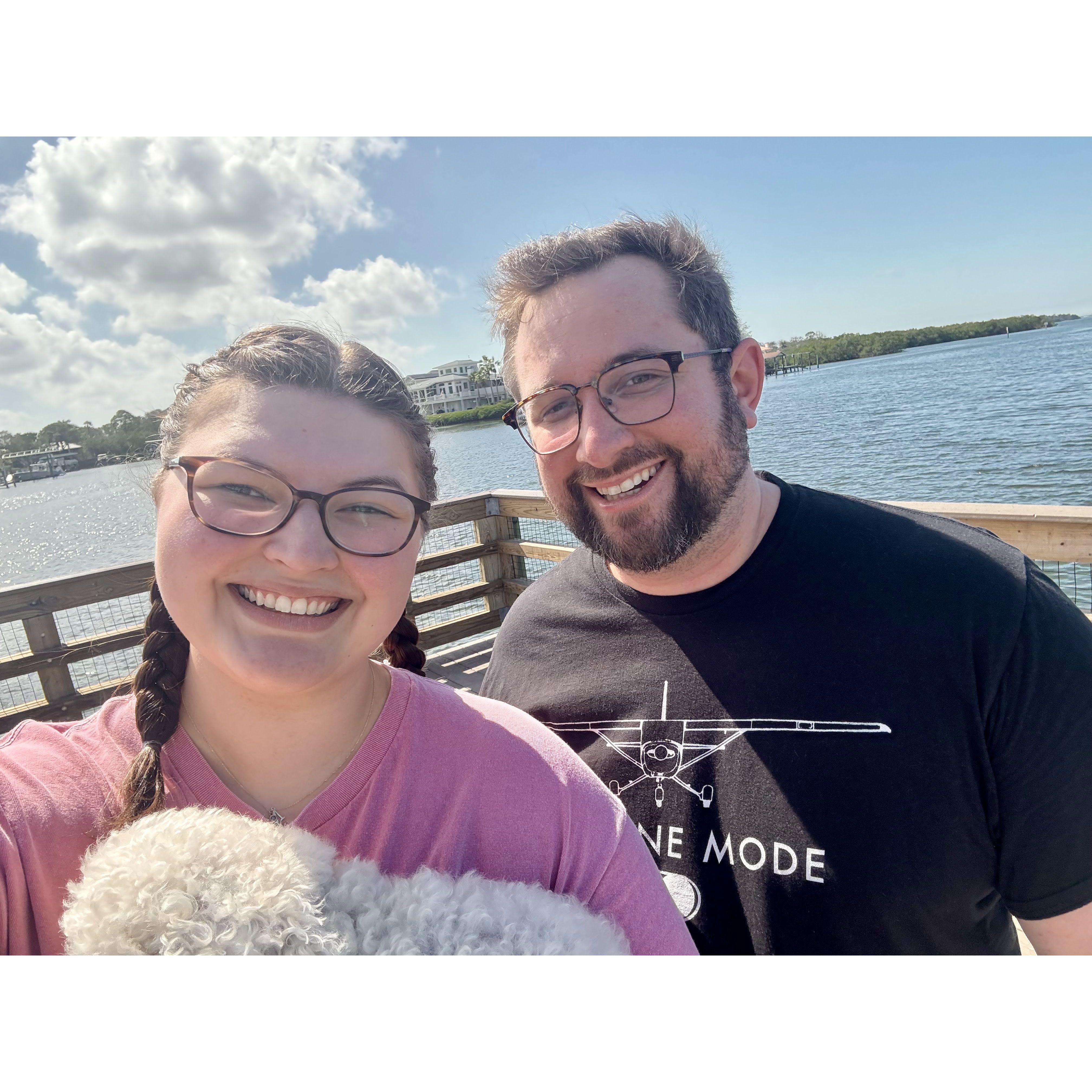 First time in Florida together, visiting family