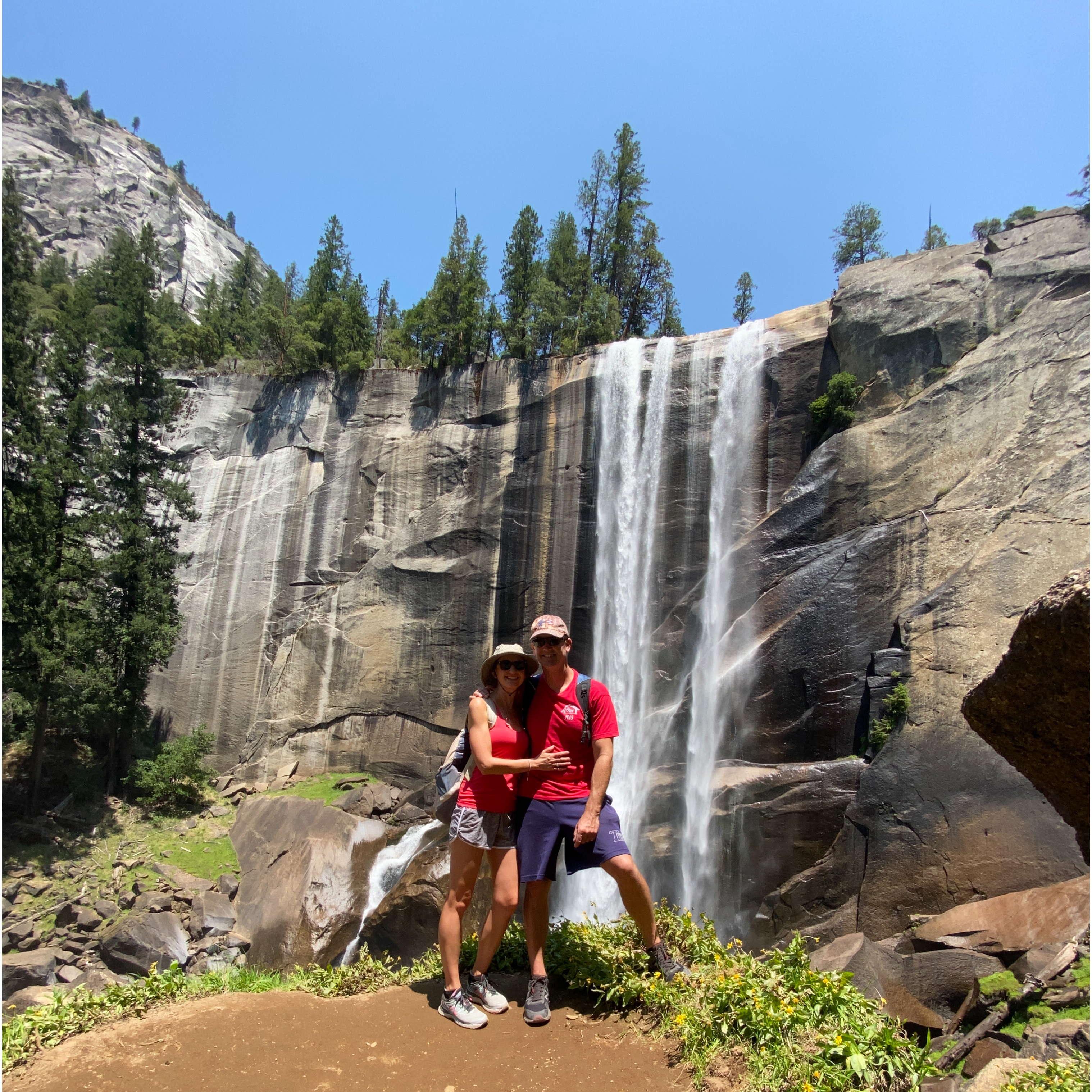 Vernal Falls in Yosemite National Park
