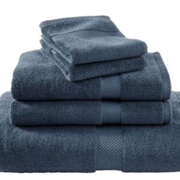 Premium Cotton Towels - Bath Sheet - Slate Blue