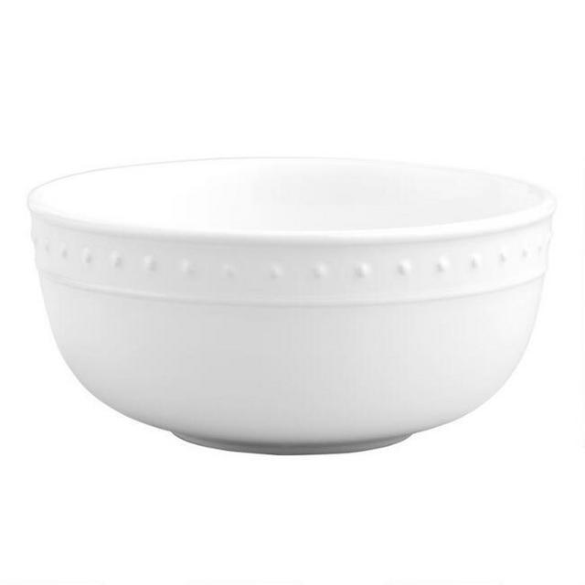 White Nantucket Cereal Bowls Set Of 4