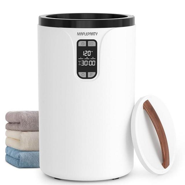 MAPLEPARTY Towel Warmer, 20L Towel Warmers for Bathroom with Timer Function, Temperature Adjustable, LED Display, Auto Shut Off, Even Heated Hot Towel Warmer for Oversized Towels, Bathrobes, Blankets
