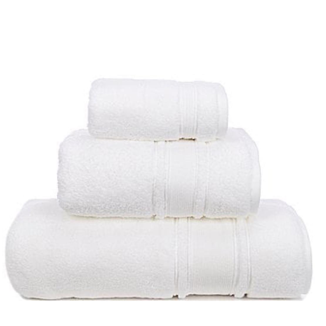 Luxury Hotel Resort Collection Zero Twist Hand Towels White