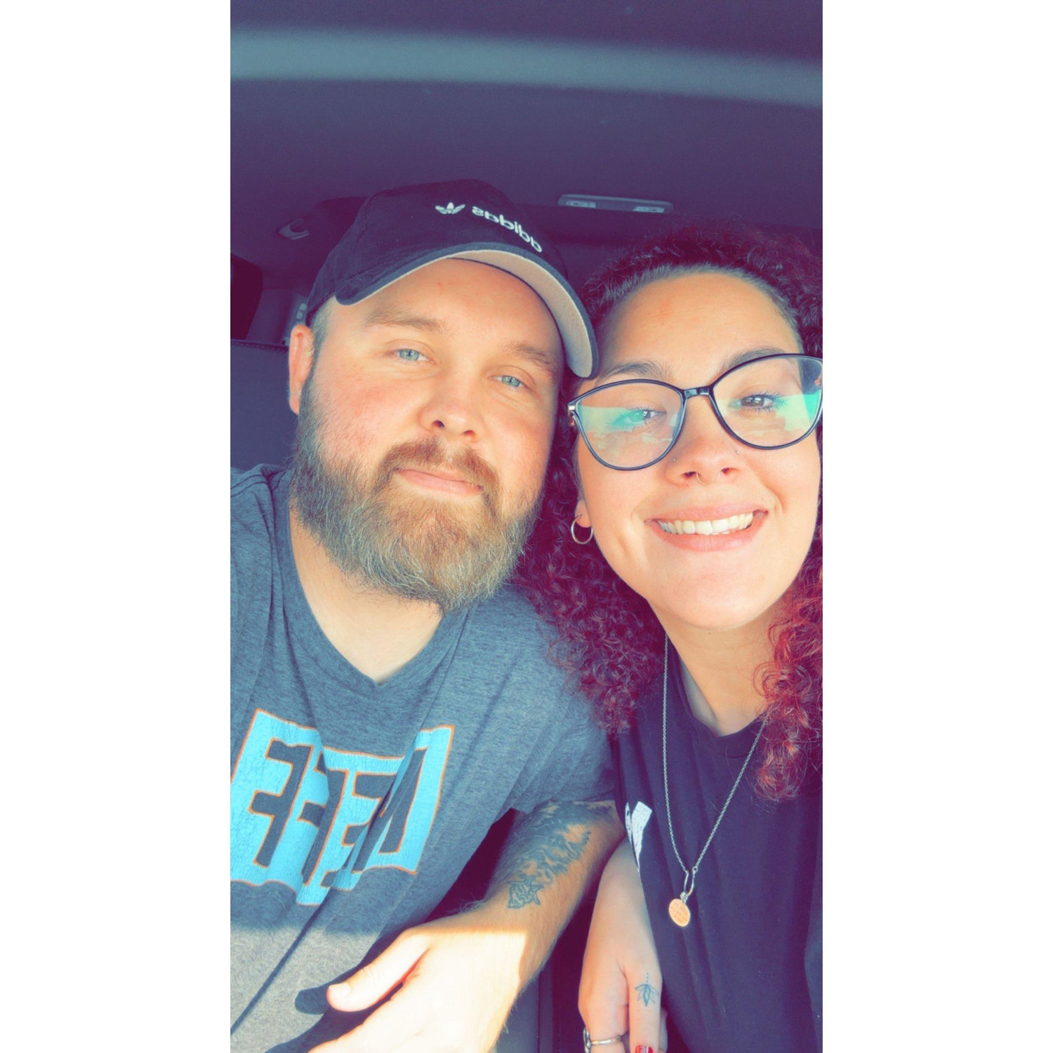 Our very first selfie together!