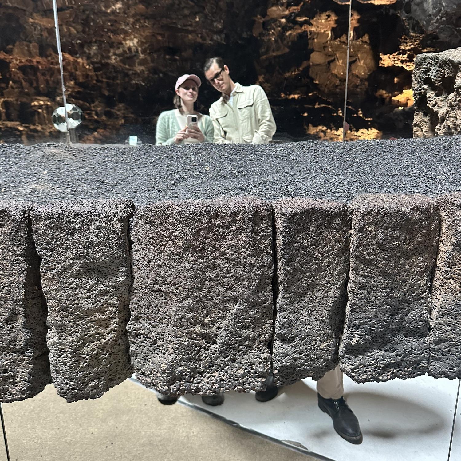 At Jameos del Agua in Lanzarote