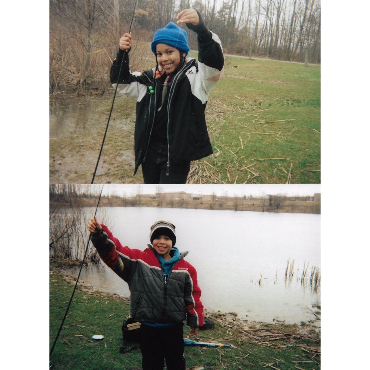 Chasity and Marquise fishing