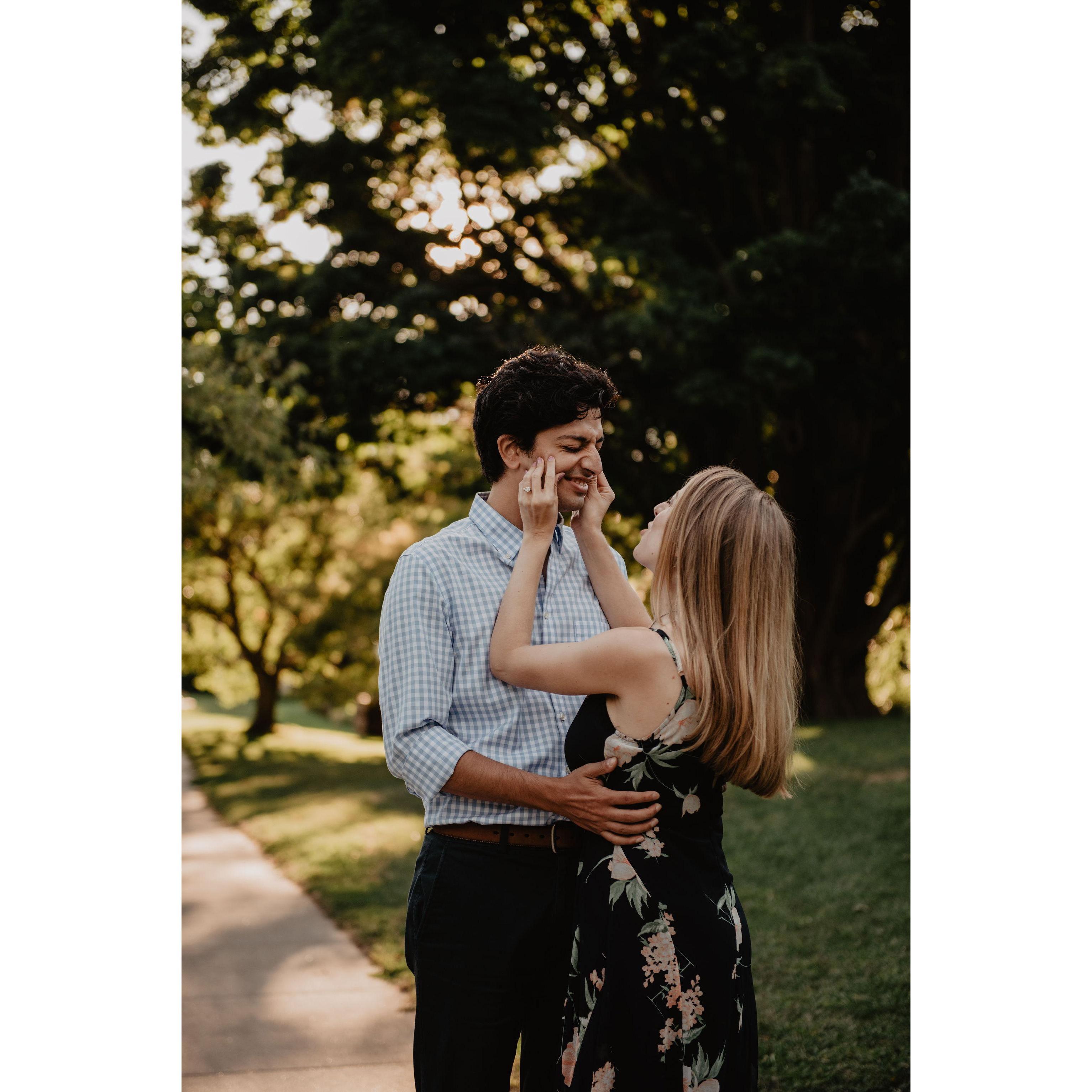 Engagement photos, 2020.