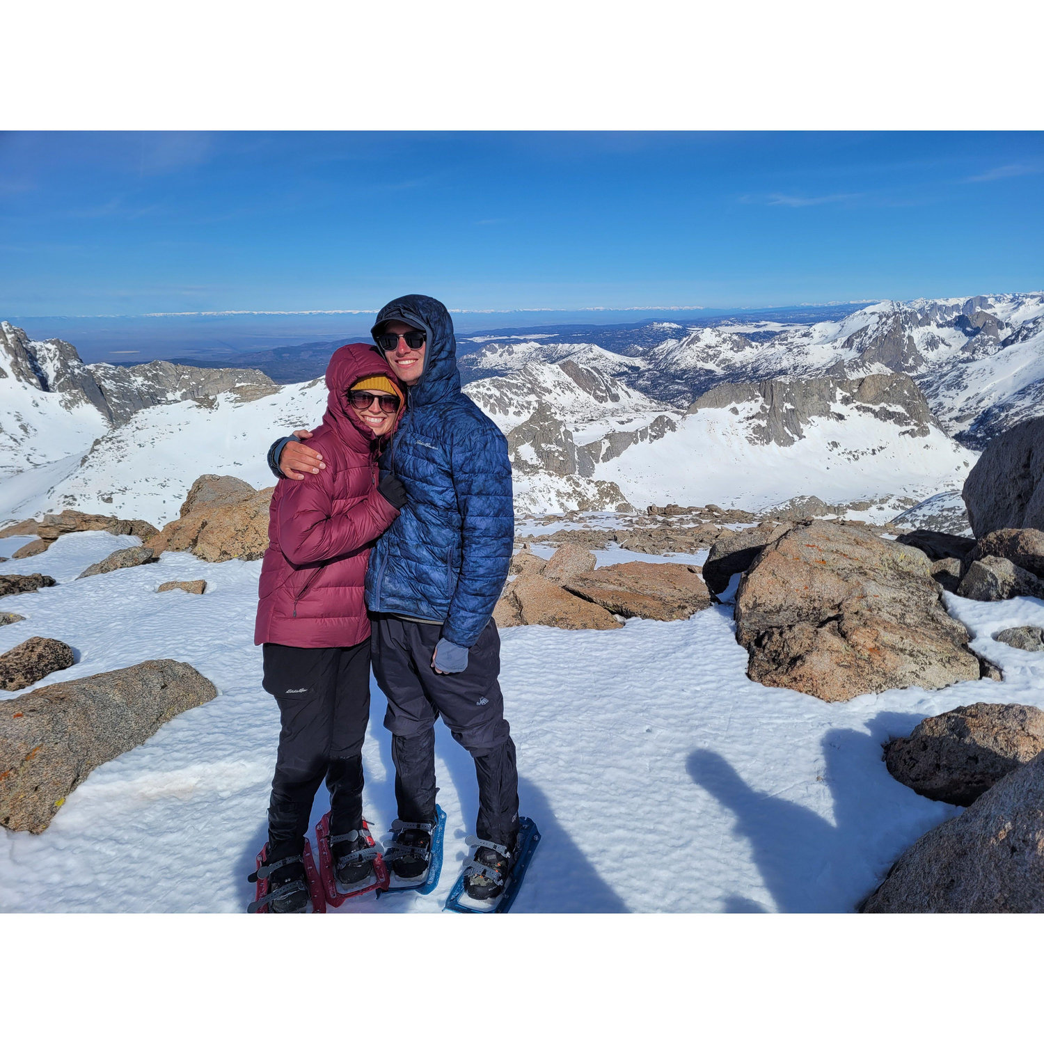 Wind River Peak in the snow!