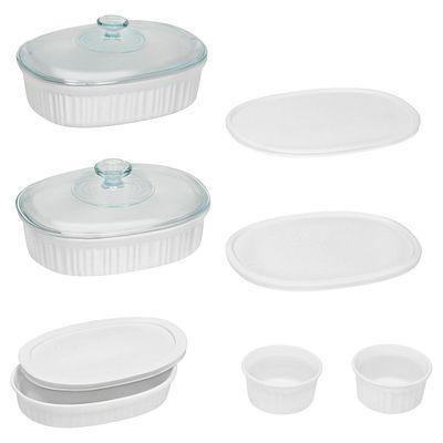Corningware®French White 10-piece Bakeware Set