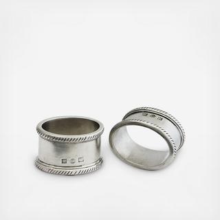 Luisa Oval Napkin Ring, Set of 2