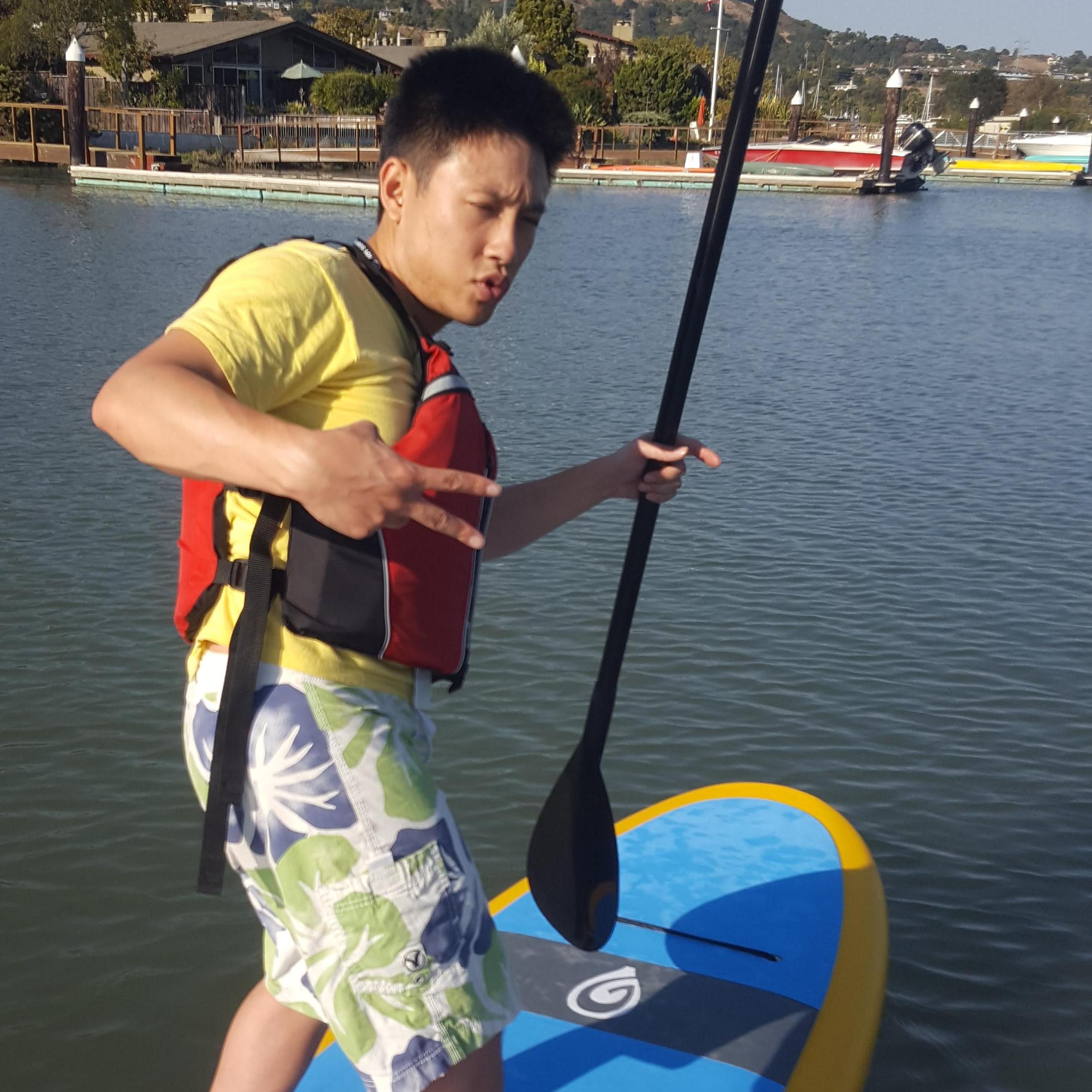 stand-up paddle boarding
