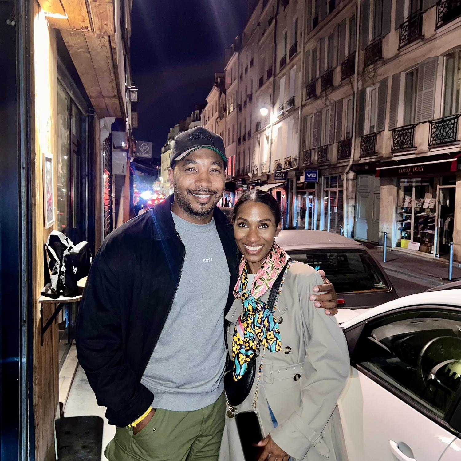 Our last night in Paris was magical.