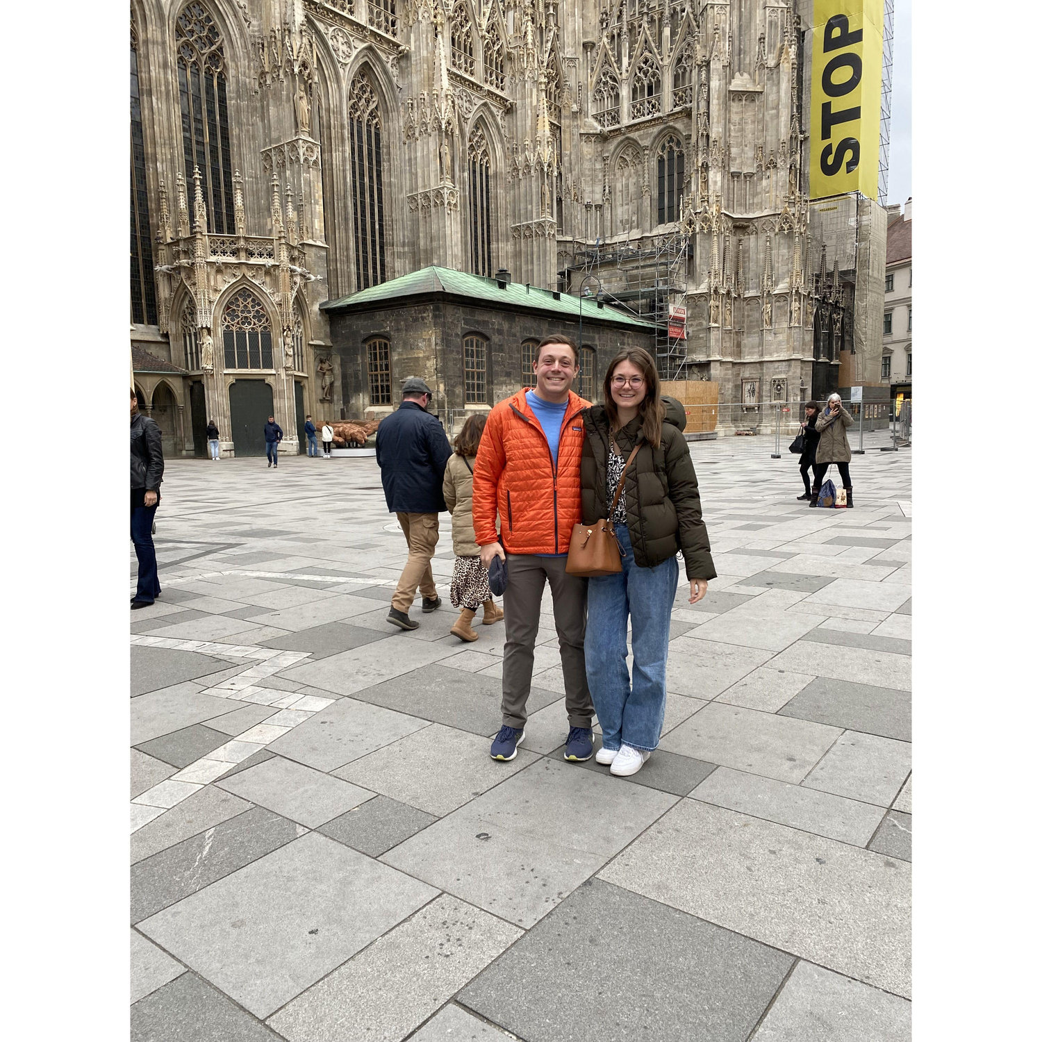 First time in Europe together -- vienna!