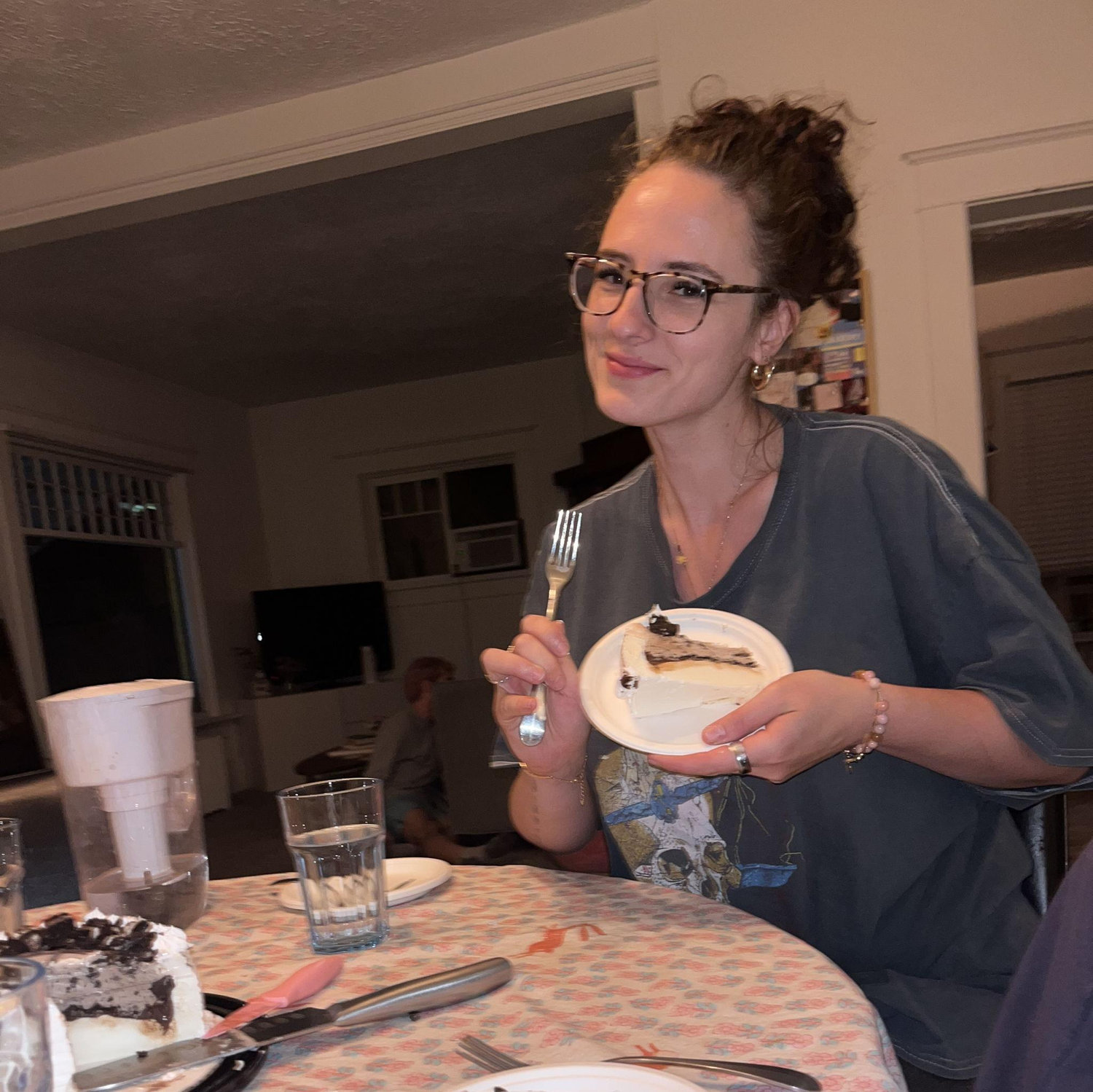 Wedding cake tasting with Emma while Hayden is in Florida