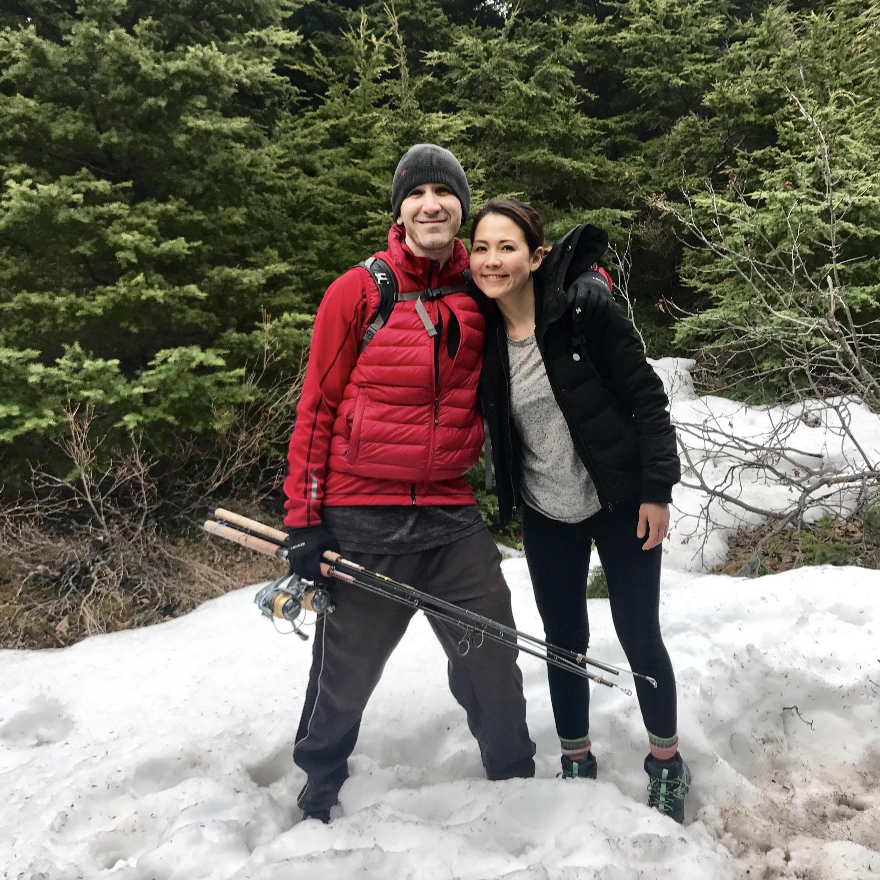 Our first trip with his family , Alaska