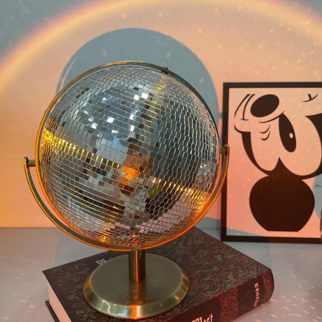 New Large Size|Fast Delivery|360 Degree Rotating Disco Globe