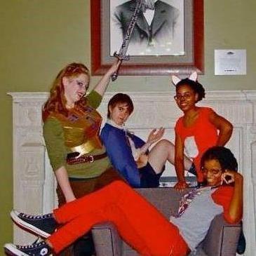 EQ: We became fast friends and stayed close all through college -and we have spent every Halloween together since!
