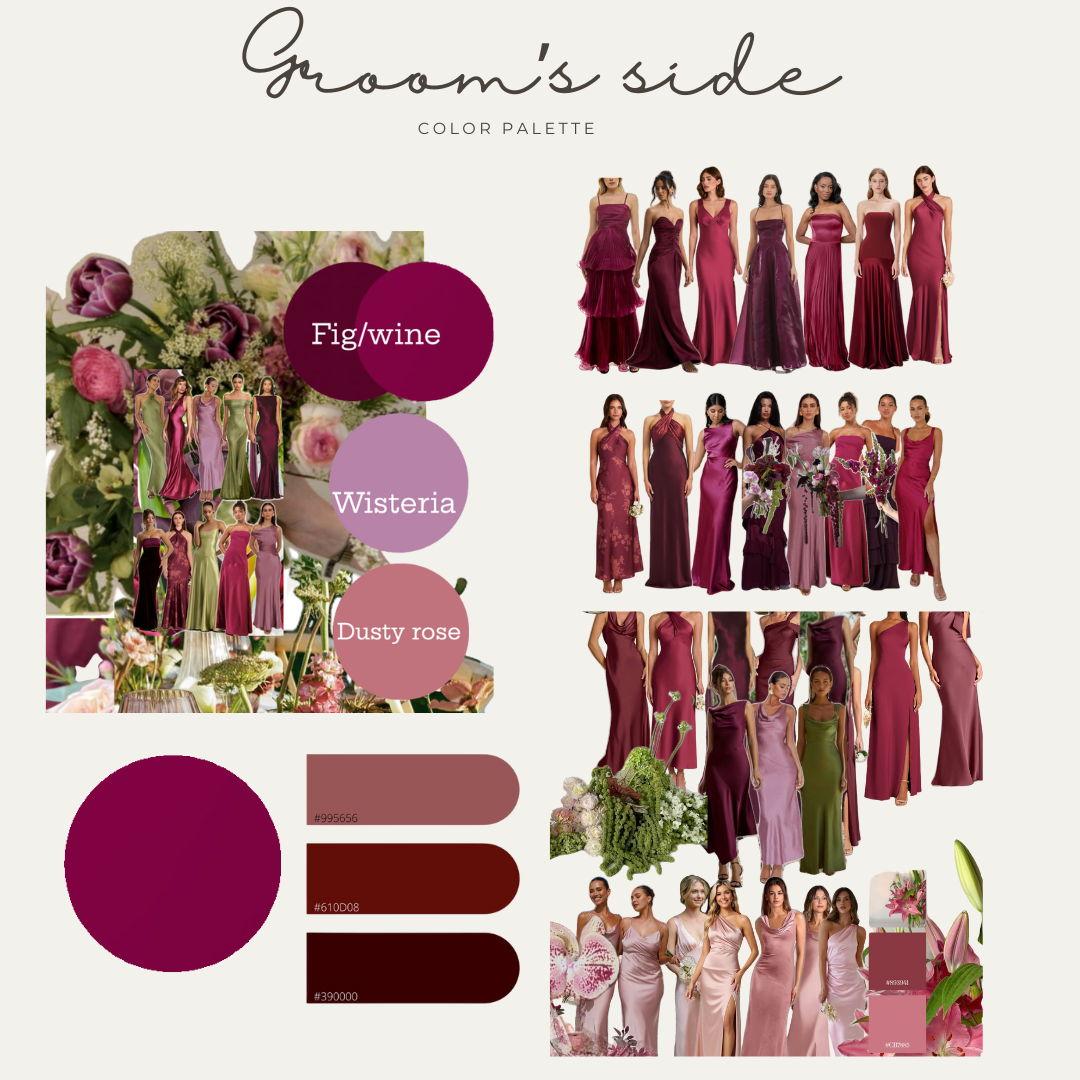 Groom's family side