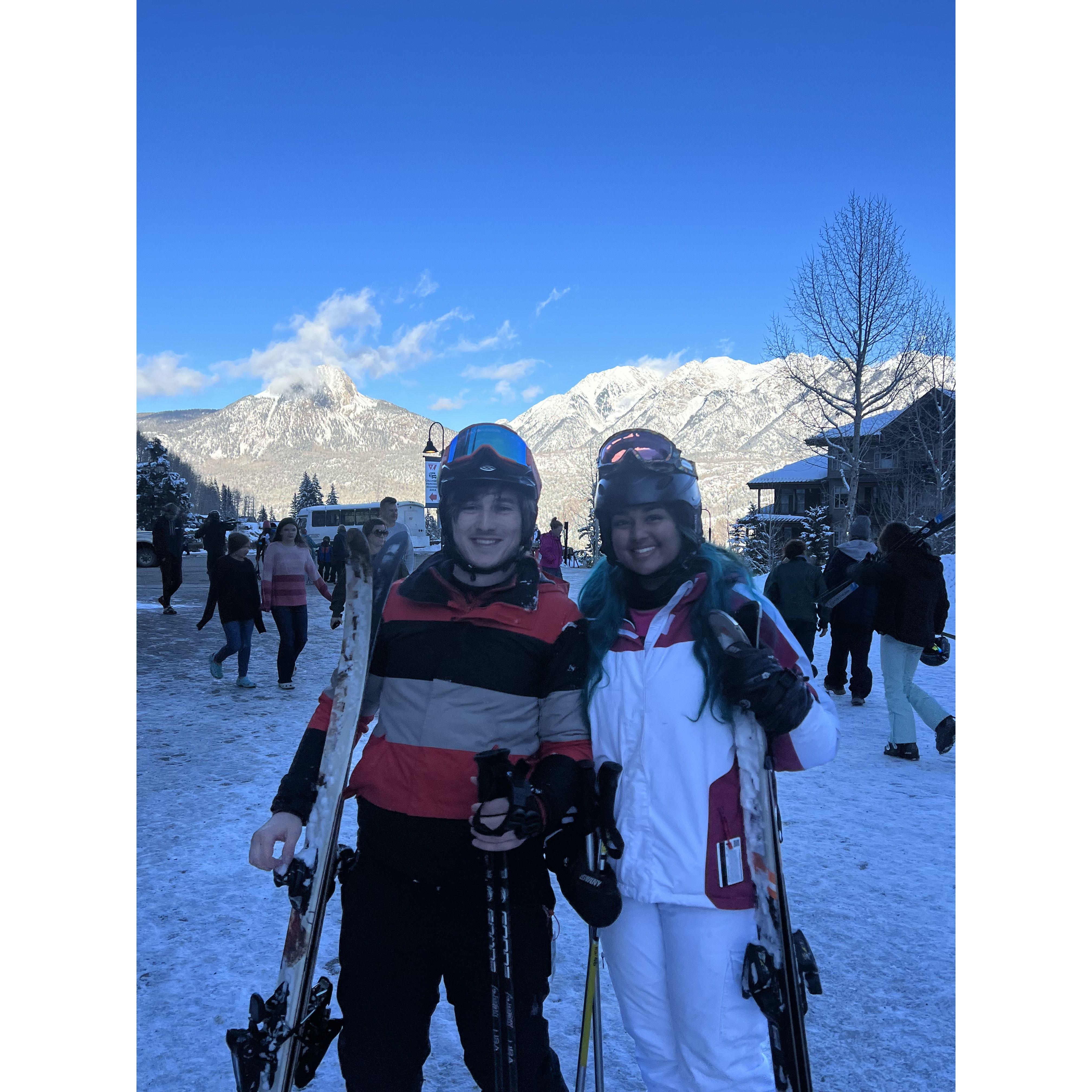 Our first Christmas and Ski together :)