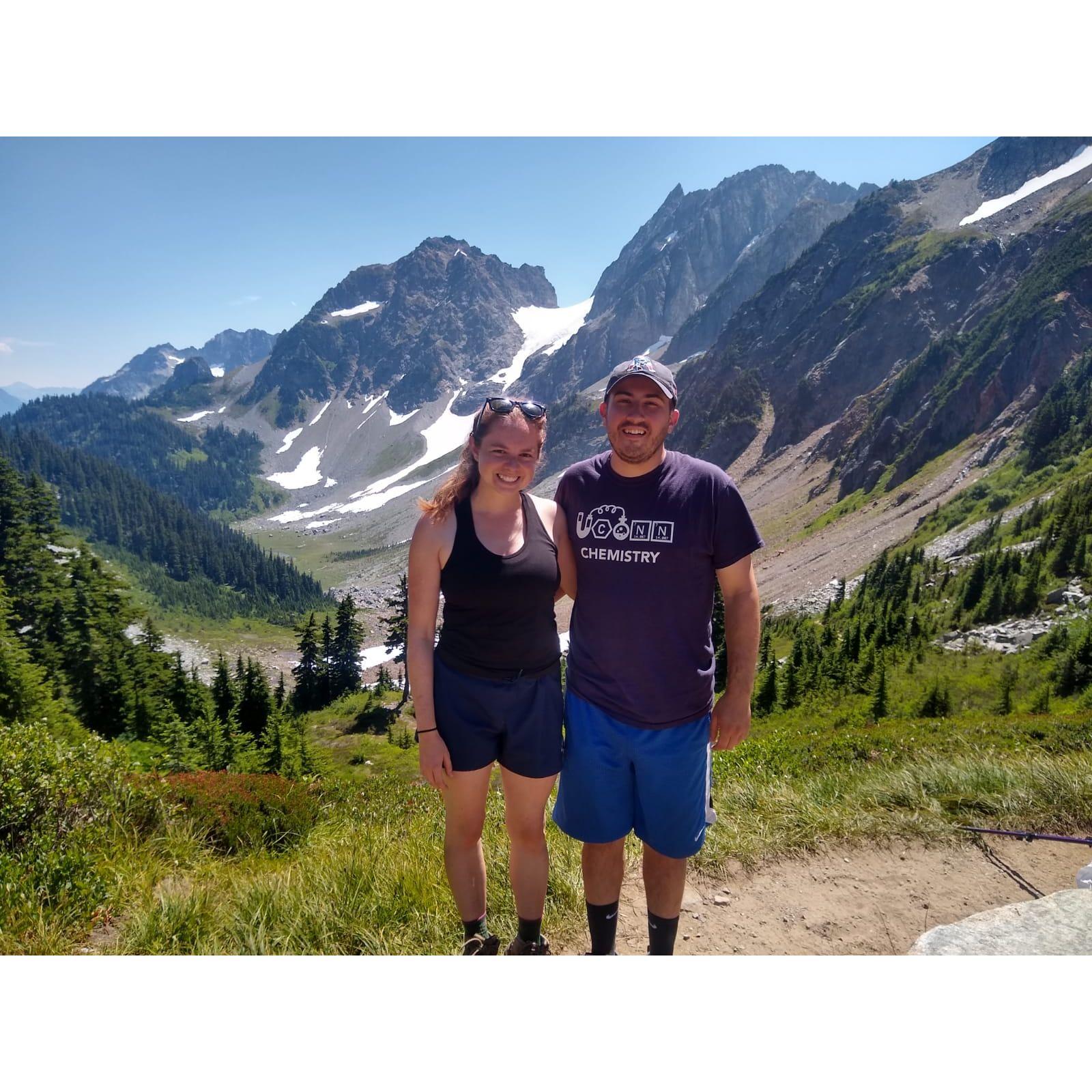 Can you tell Katherine and Zak love hiking?