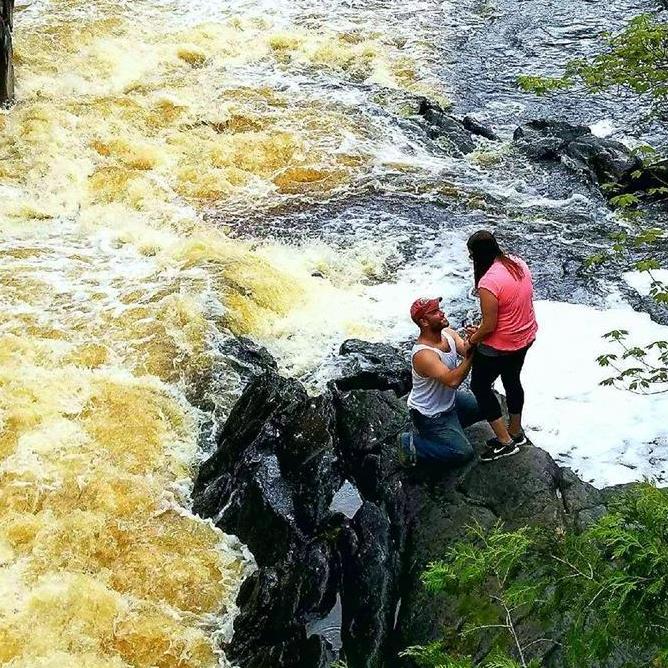 So lucky to get great photos of the engagement!