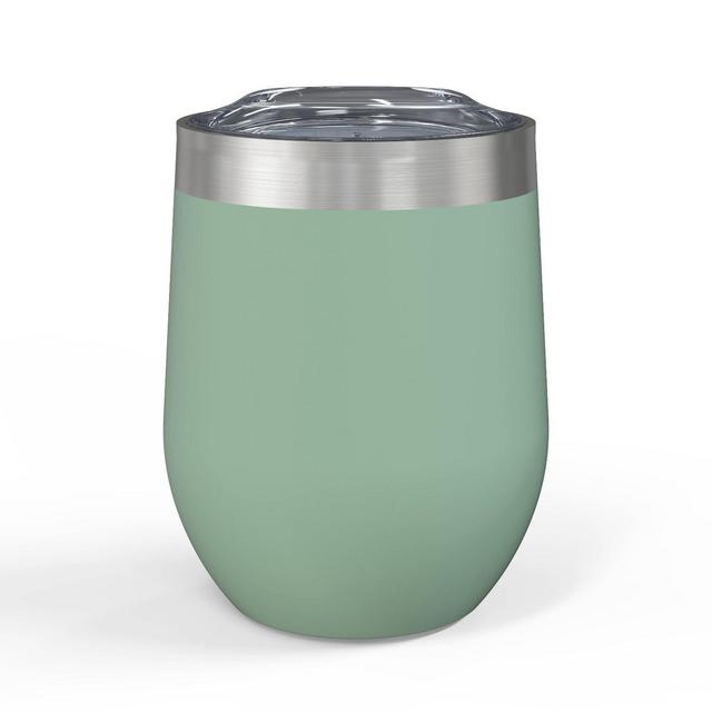 Zak! Designs 11.5oz Double Wall Stainless Steel Wine Tumbler - Lead