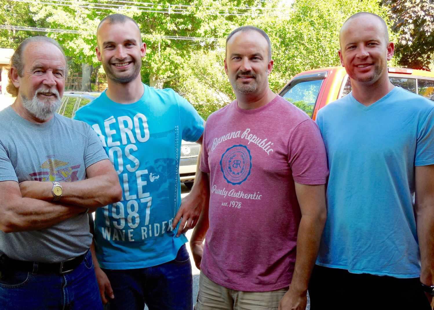 Gary’s sons, Jason and Matt and grandson, Nick.