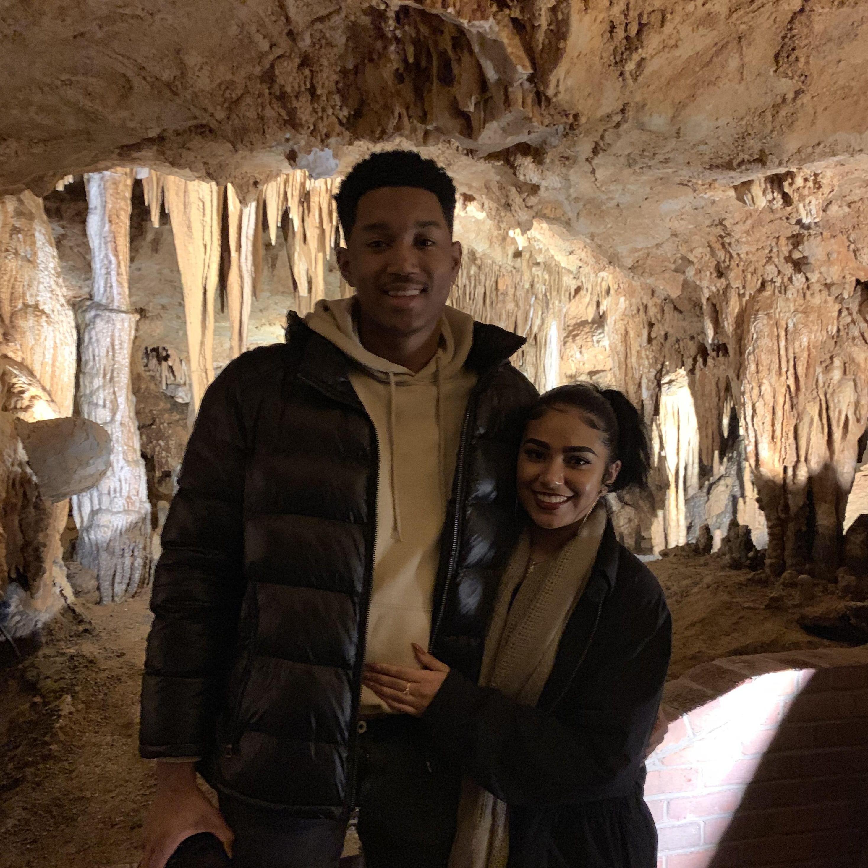 Our first nature excursion - Luray Caverns, March 2019.