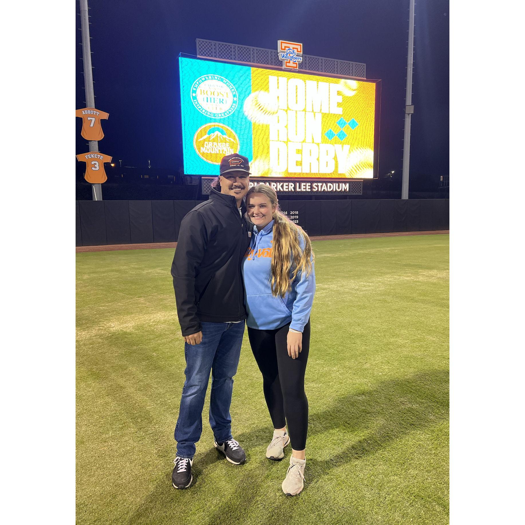 Alumni Weekend for Ashley, and when Christian got to meet a lot of Ashley's Lady Vol family