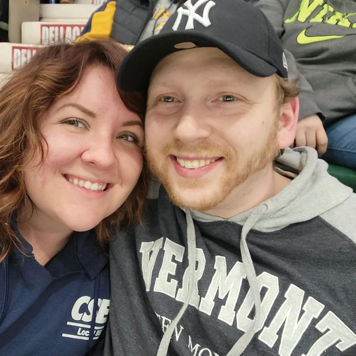 Our first Hockey game!
