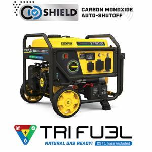 Champion Power Equipment CO Shield Electric Start 5000 / 4000 -Watt Tri fuel Portable Generator