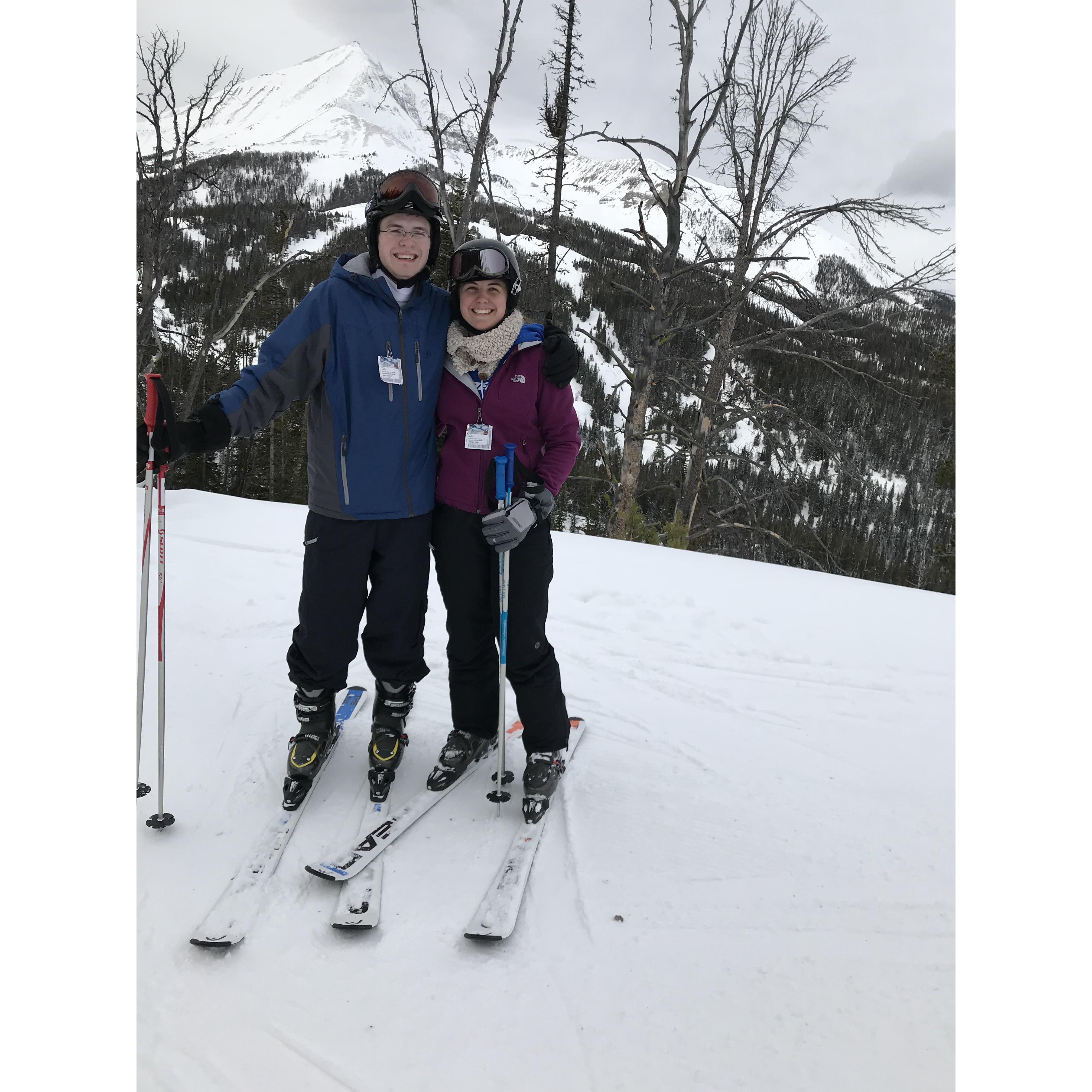 Skiing in Big Sky, MT this winter!