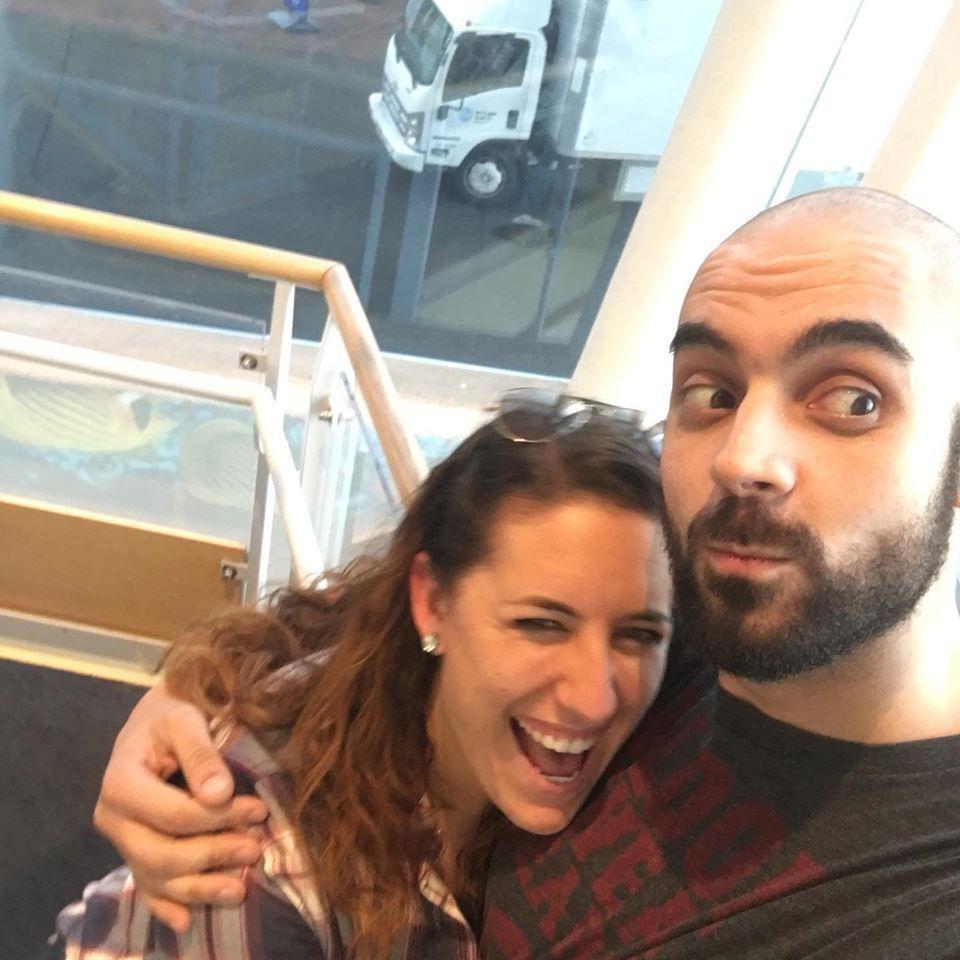 Ken took this picture on our second date. We were laughing at his horrible selfie-taking abilities!