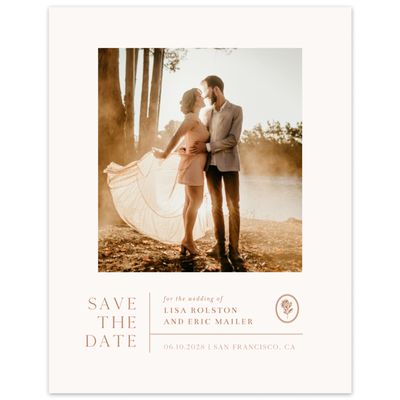 Tuscany, Orange Wedding Digital Save the Date - Grandiflora Photo