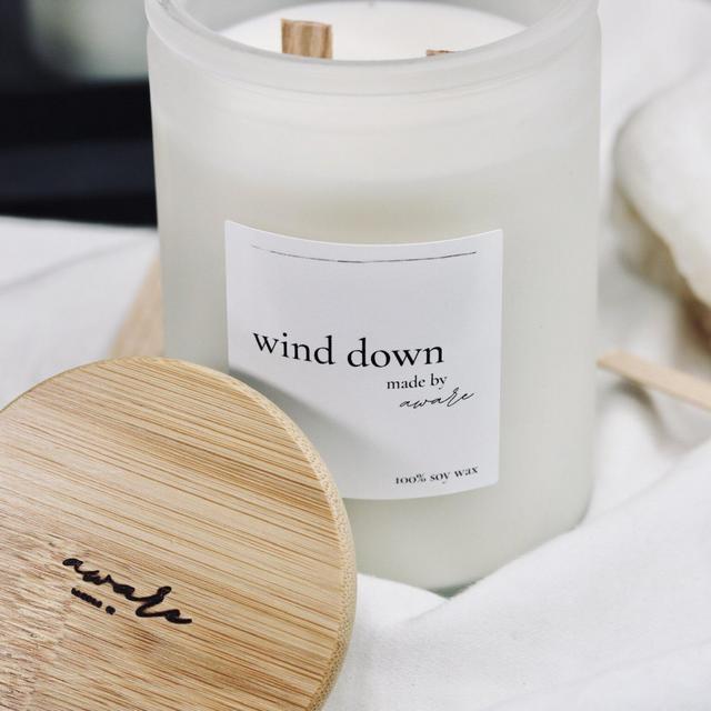 wind down 5 oz candle