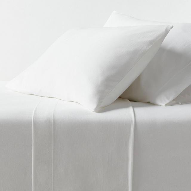 Queen Cotton Jersey Sheet Set White - Threshold™