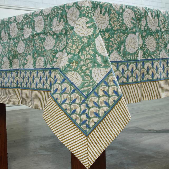 Turquoise Green, Old Moss Green and White...