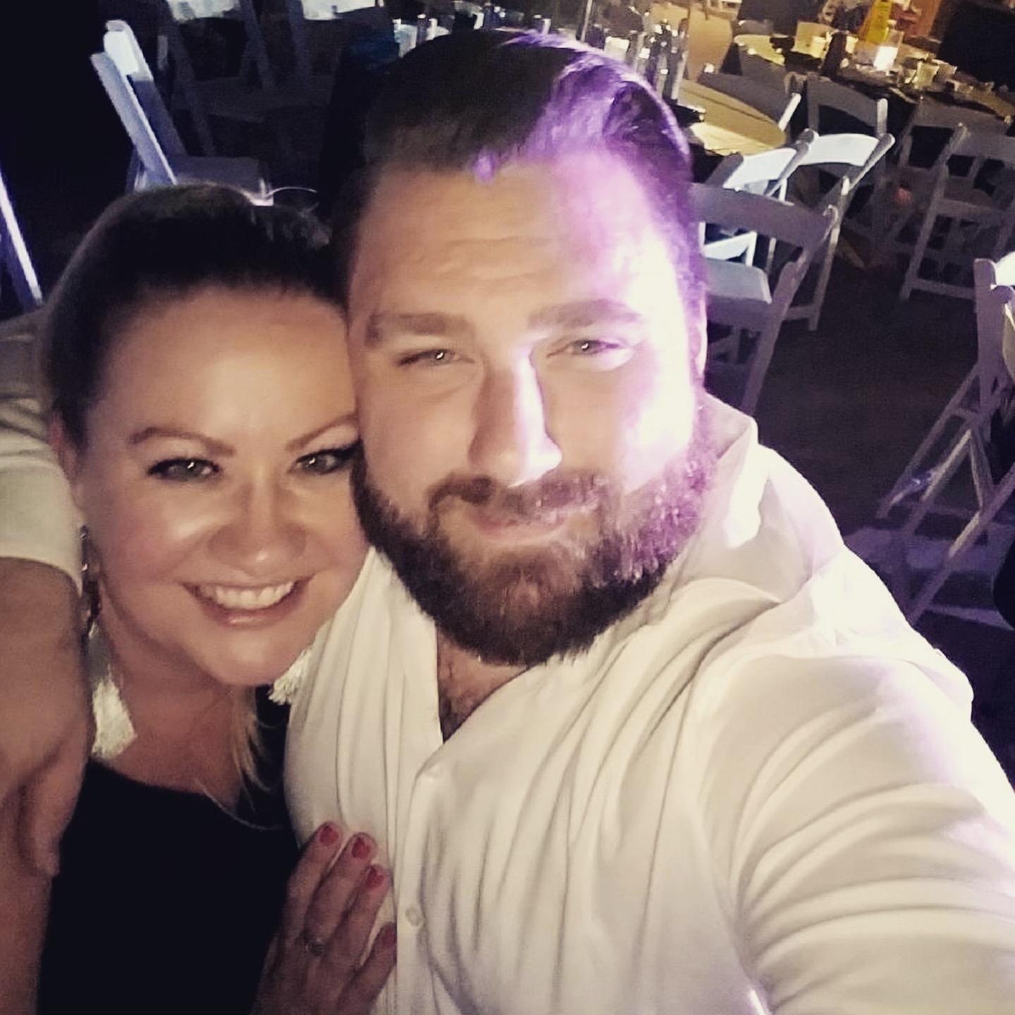 At the Alzheimer's benefit Adult Prom in 2019.