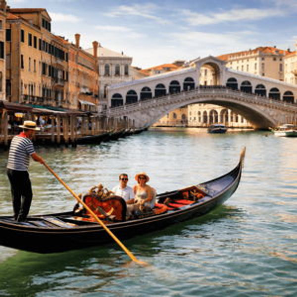 Gondola Ride in Venice, Italy