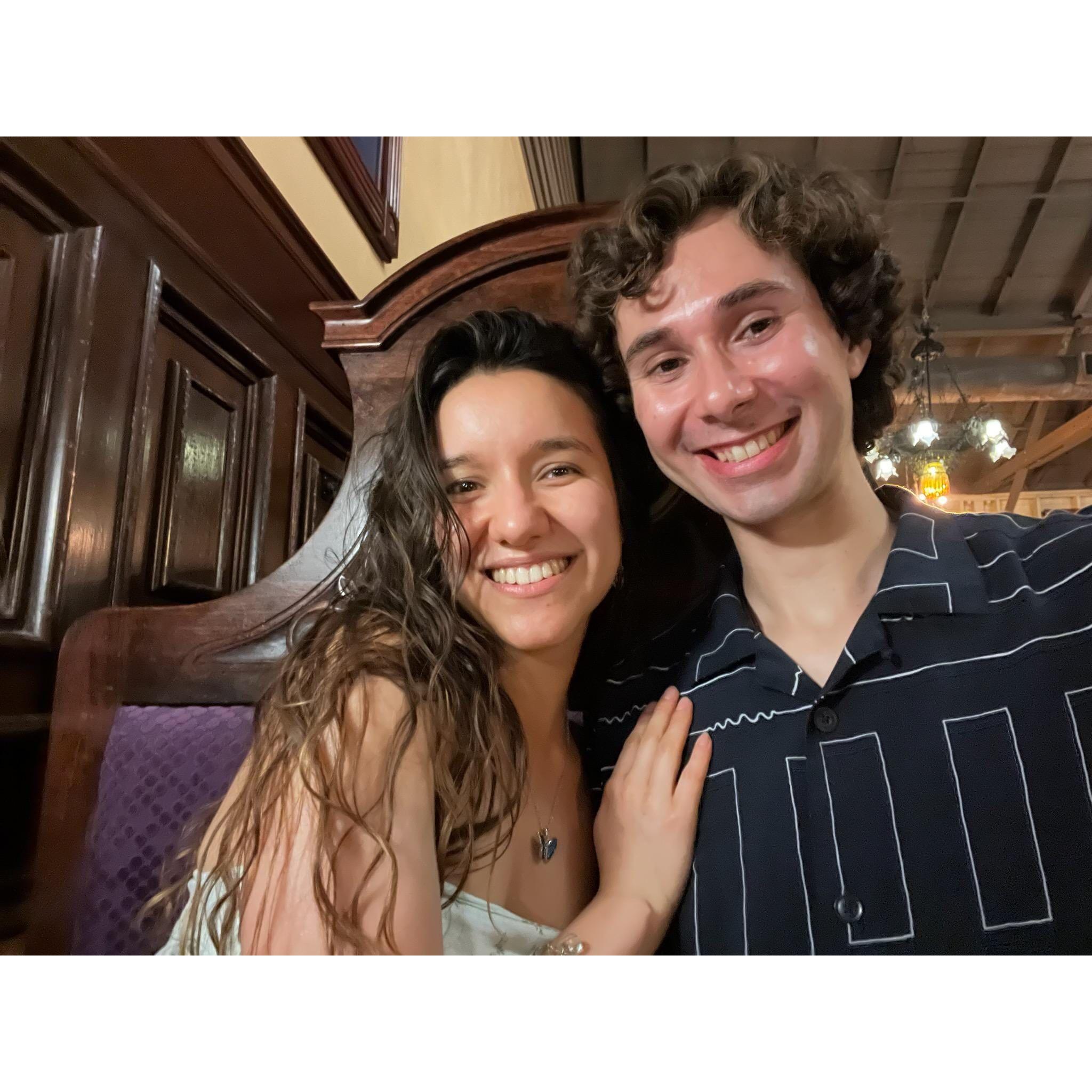 He thought about proposing at Riverside's "The Old Spaghetti Factory", where we shared a lovely dinner after our time at the park. However, it didn't feel right to do it here, either...