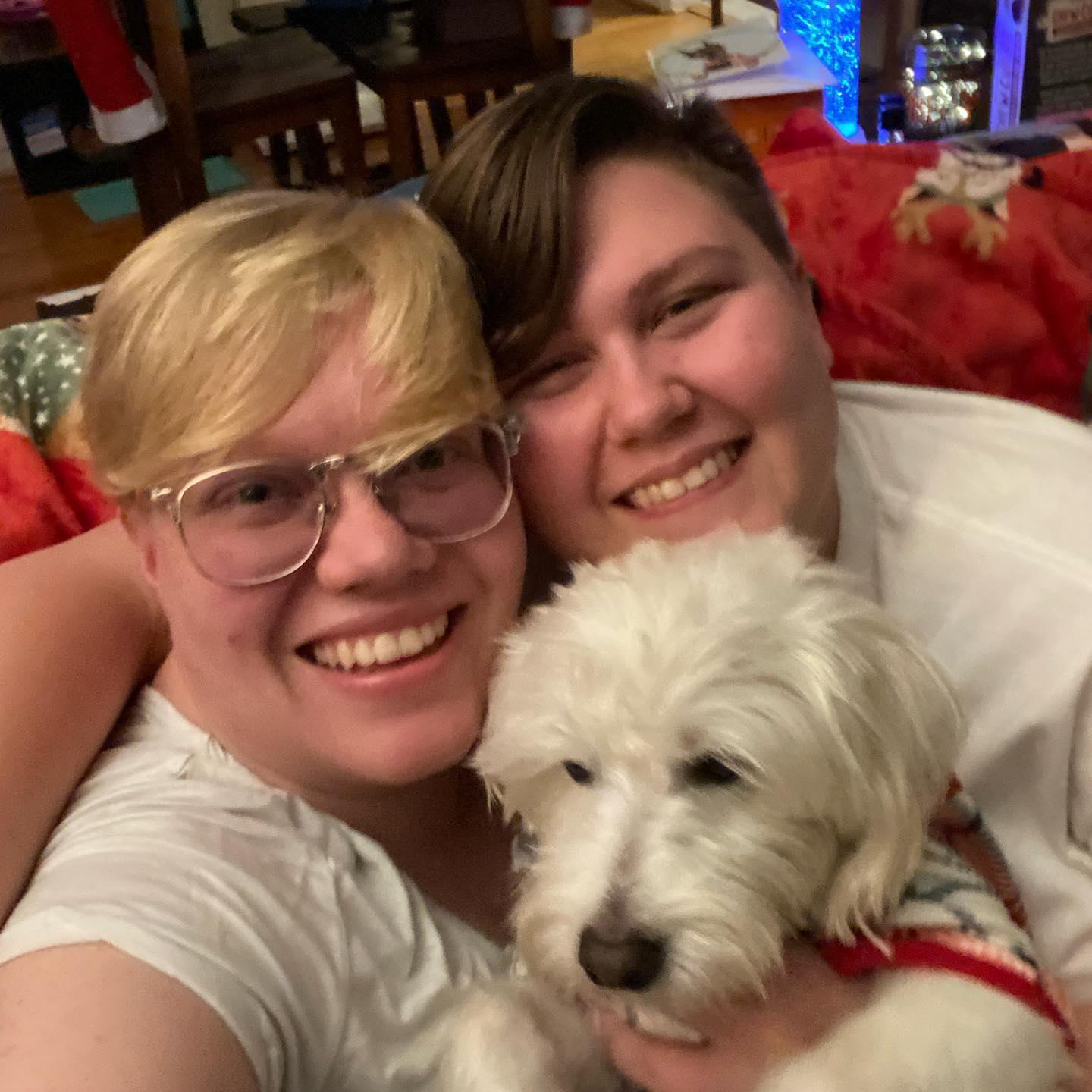 Christmas 2021 in matching pajamas (yes, Appa too!).